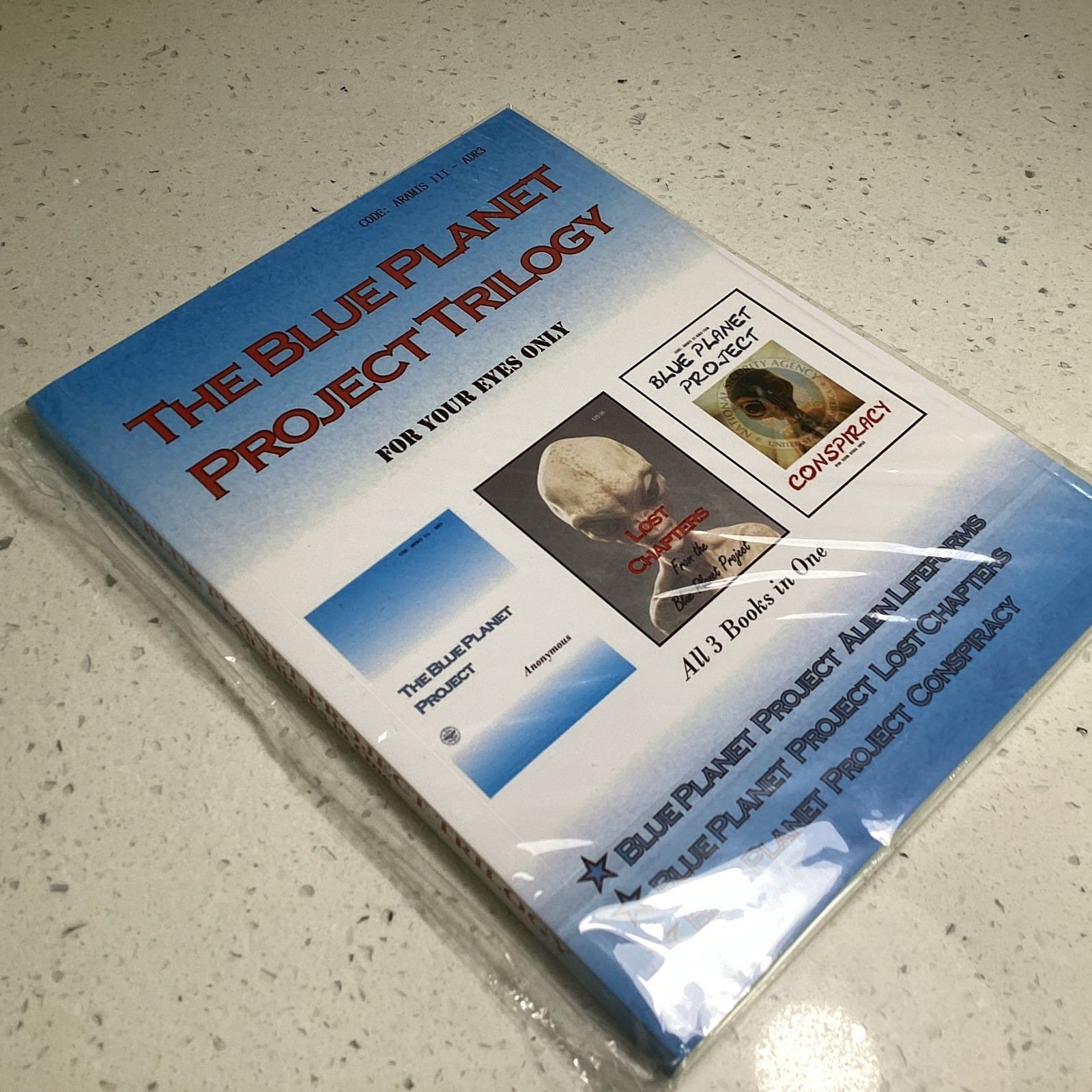 BLUE PLANET PROJECT lost Chapters,TRILOGY,3 BOOK In 1,Conspiracy,Alien Lifeforms