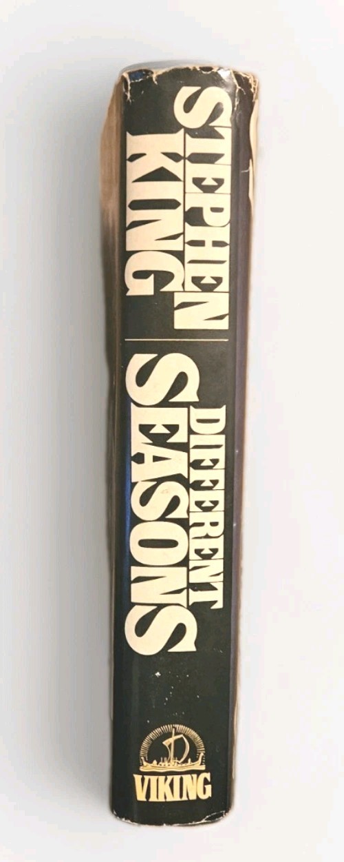 1982. Different Seasons by Stephen King | Viking HCDJ 1st Edition 10th Printing