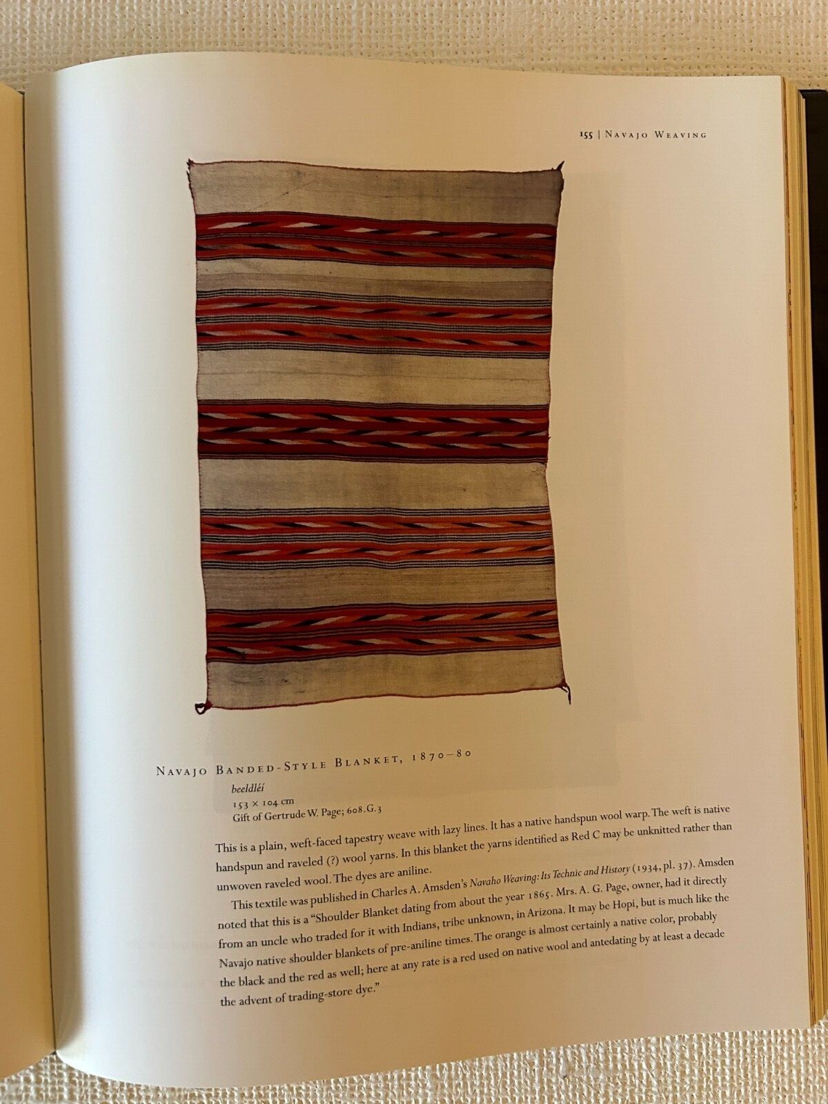Southwest Textiles Weaving of the Navajo and Pueblo; Kathleen Whitaker; +CD-ROM