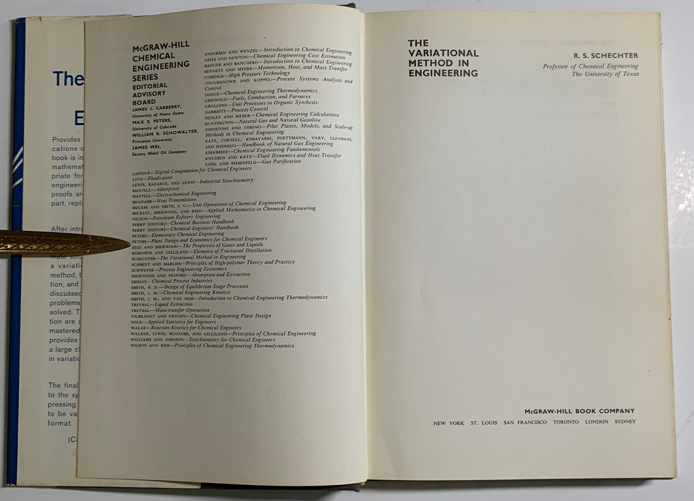 The Variational Method In Engineering by Schechter