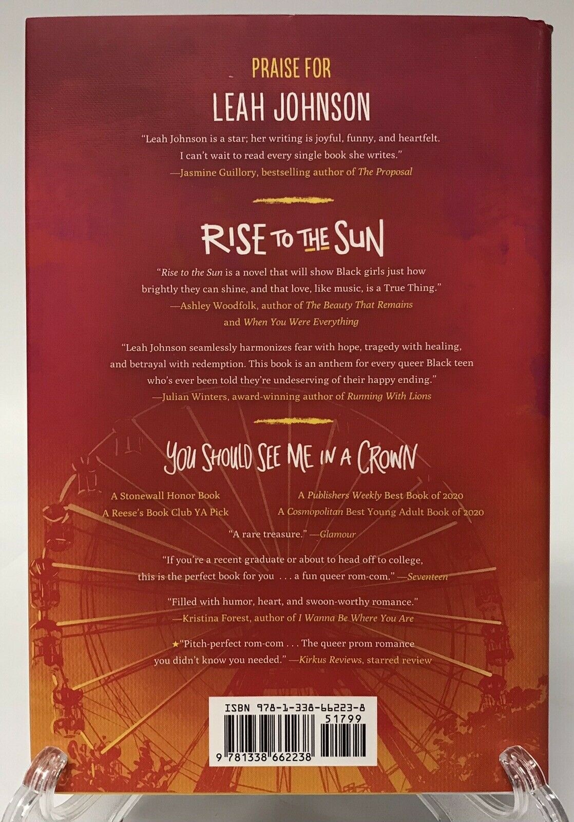 Rise To The Sun by Leah Johnson New HC Hardcover Book Scholastic Press July 2021
