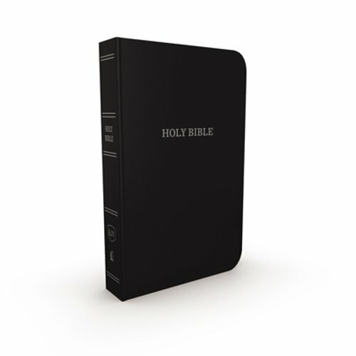 KJV, Gift and Award Bible, Imitation Leather, Black, Red Letter Edition: New