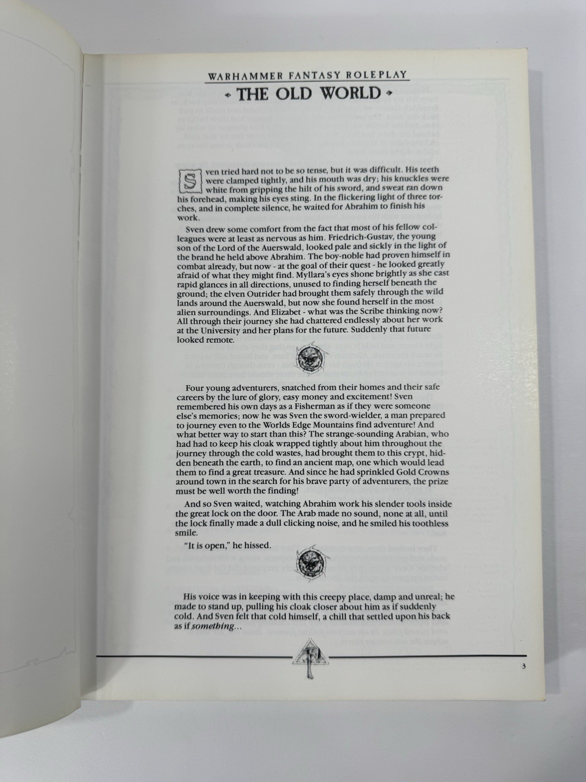 Warhammer Fantasy Roleplay RULEBOOK WFRP Games Workshop, 1988