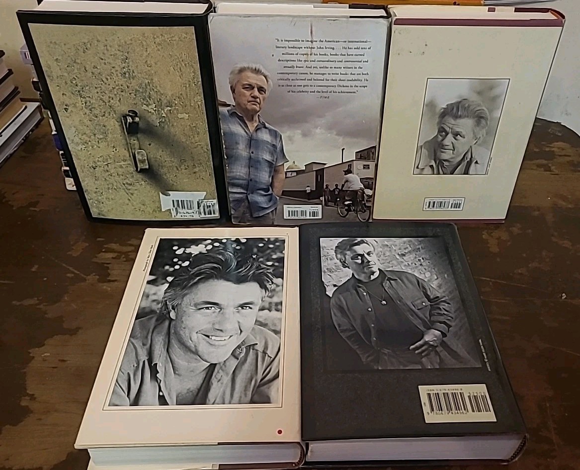 5 John Irving HC/DJ Books CIDER HOUSE RULES Son Circus WIDOW Avenue Fourth VGC