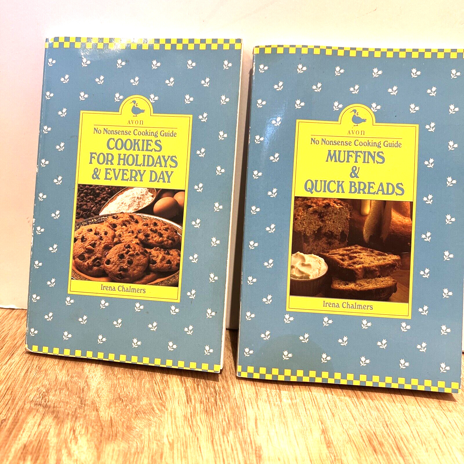 Vintage Avon Paperback Set Of Baking Culinary Cookbooks by Irena Chalmers 1980’s