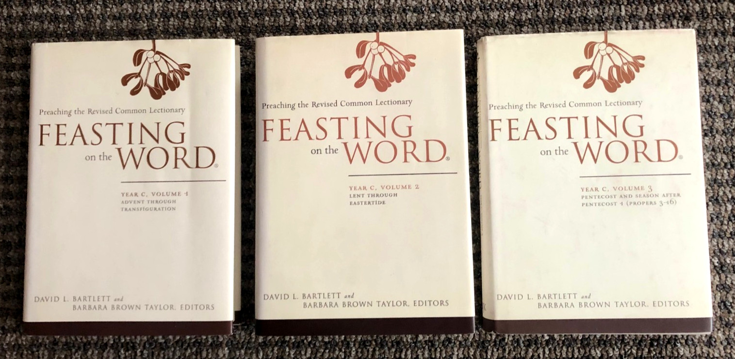 LOT of “Feasting on the Word Year C,” volumes 1, 2, 3: HC, 2009 edition