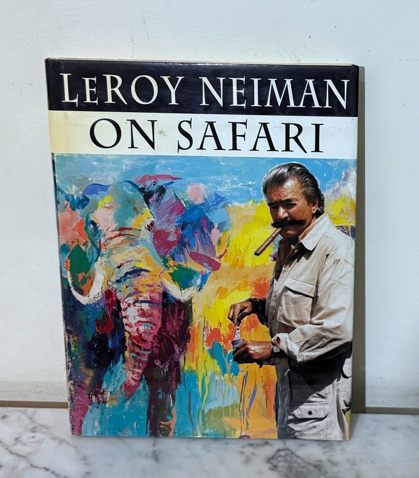 LEROY NEIMAN – ON SAFARI – HARDCOVER – 1997 – PUBLISHED BY HARRY ABRAMS