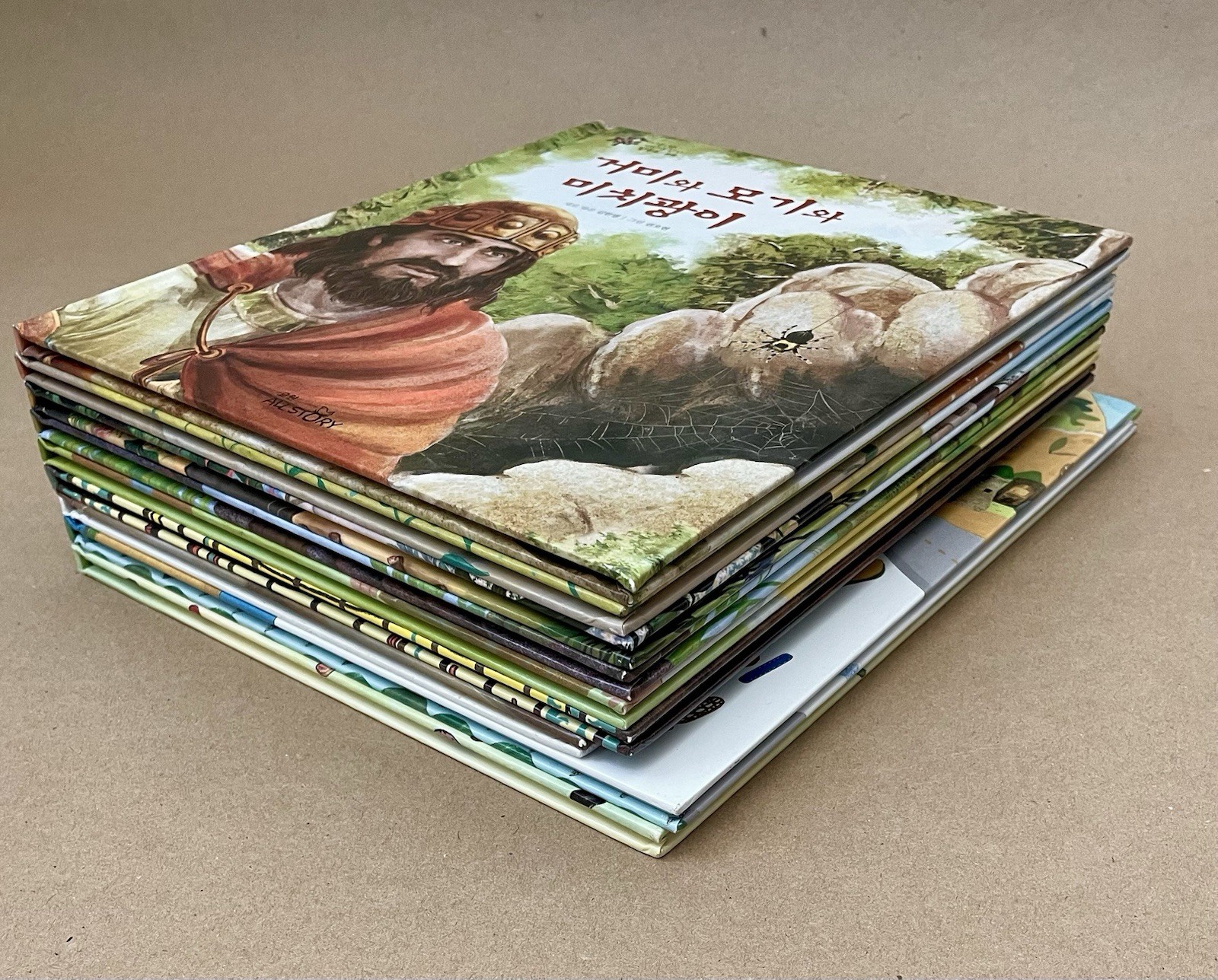 9 LOT: Children’s Korean Kyowon Talmud w/ Beautiful Values & Misc. Stories NEW!