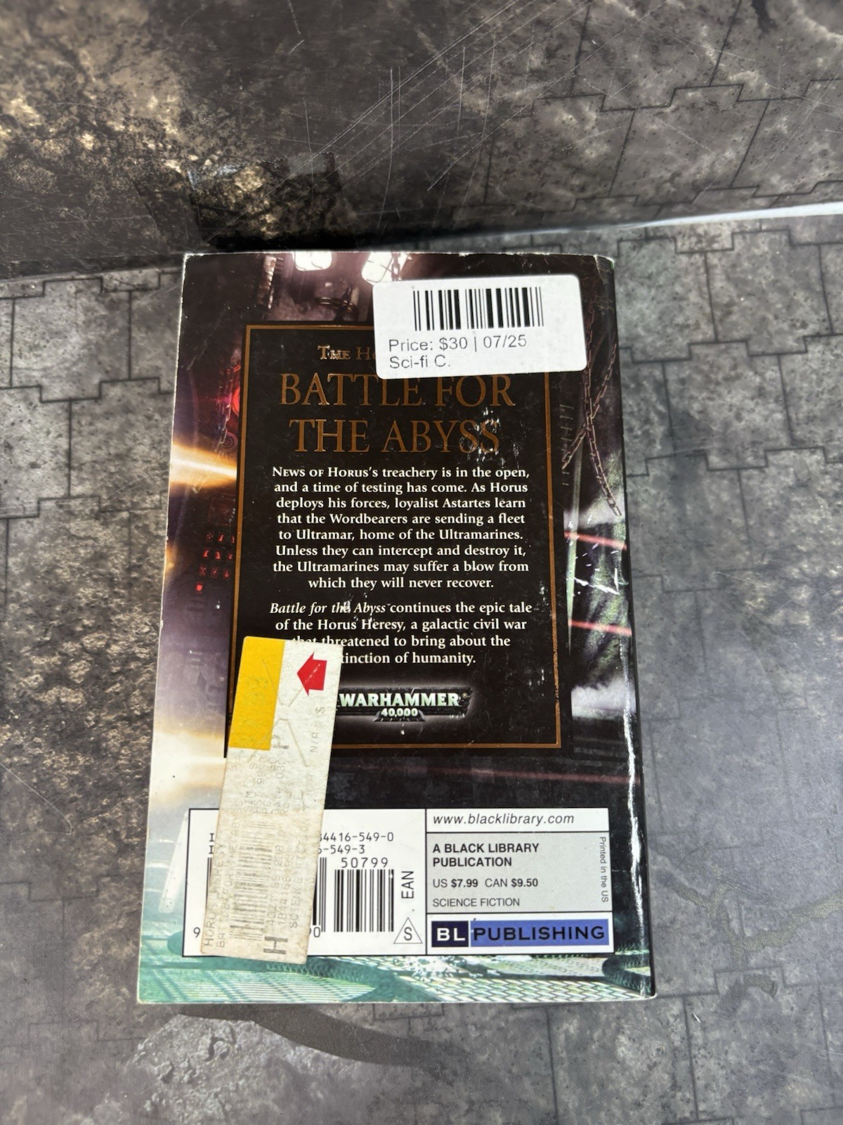 Battle For The Abyss Horus Heresy Warhammer 40K Paperback (#3373)