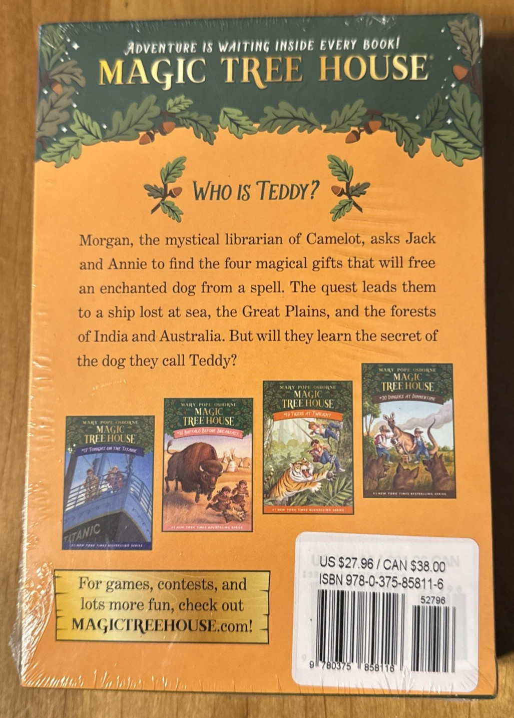 Magic Tree House Series Collection 4 Book Box Set Vol 17-20 Mary Pope Osborne