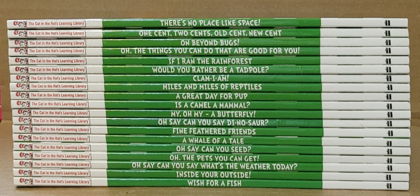 Dr Suess Cat in the Hat’s Learning Library Set Lot Of 19 NO DUPLICATES
