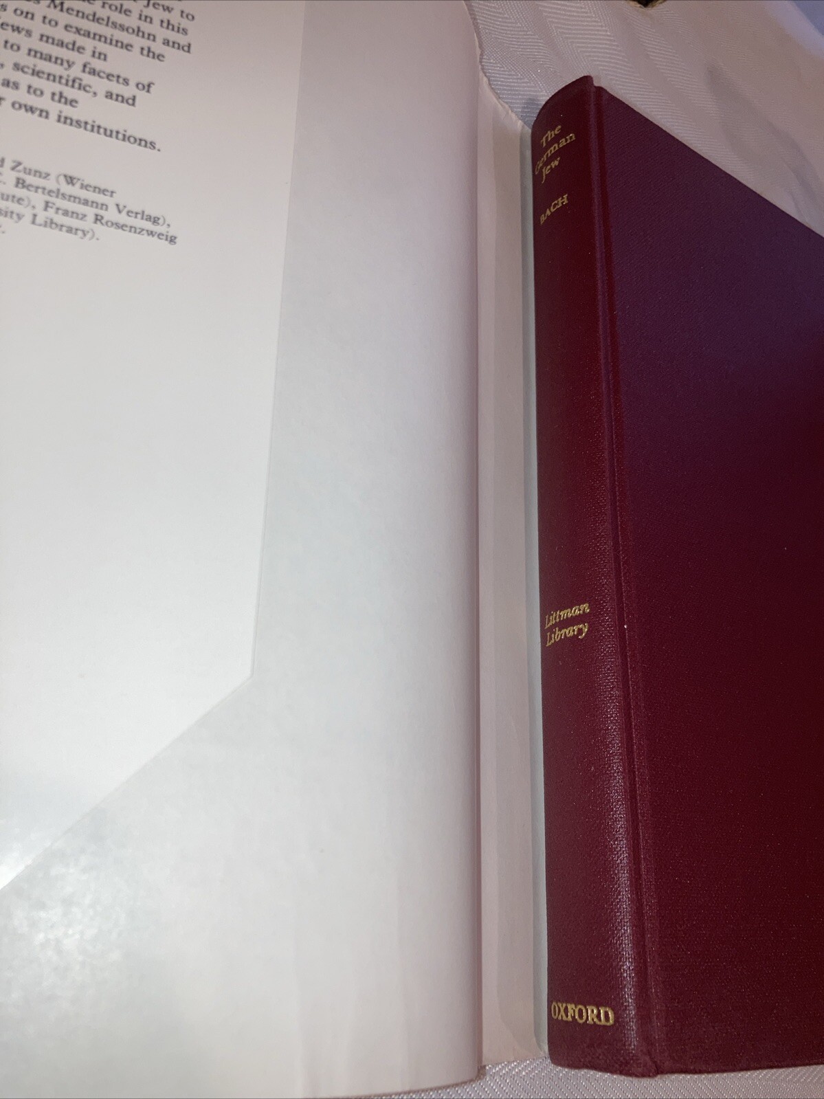 The German Jew Synthesis of Judaism & Western Civilization H I Bach 1984 HCDJ