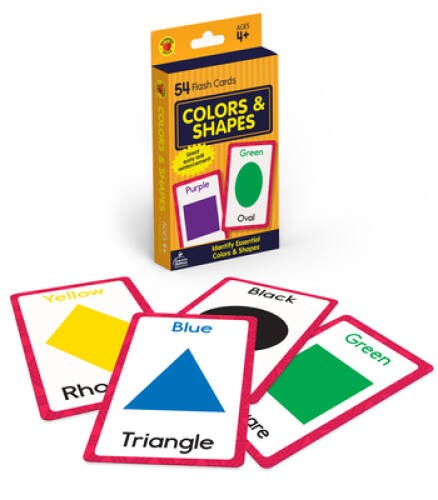 Colors and Shapes Flash Cards (Brighter Child Flash Cards) – Cards – GOOD