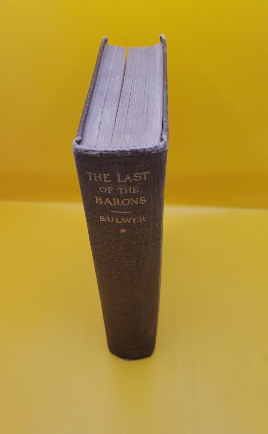 The Last of the Barons by Edward Bulwer Lytton Vol I 1903 Illustrated HC no DJ