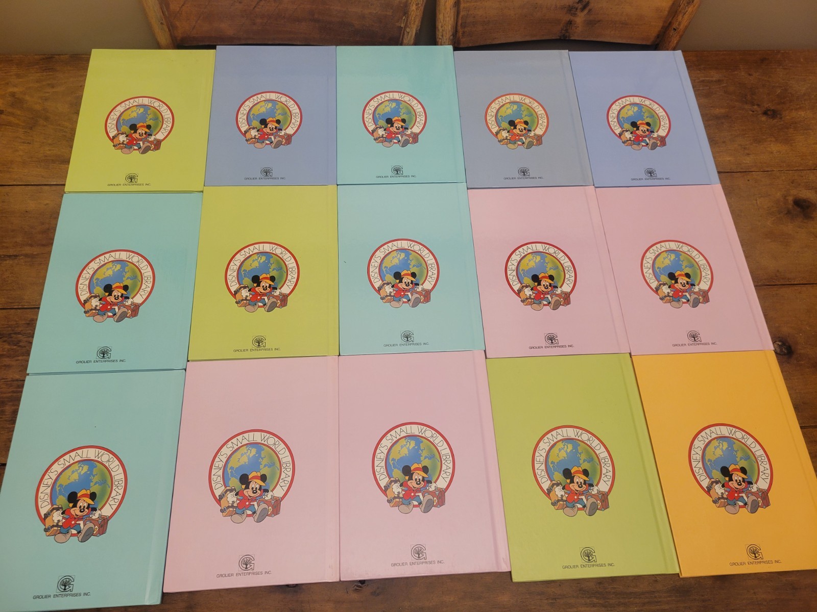 Disney’s Small World Library Lot Of 15 Hardcover Kids Books Vintage Countries