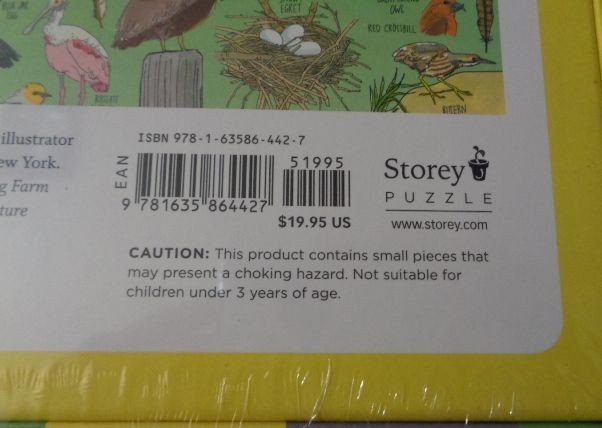 Nature Anatomy: Birds 500 Piece Jigsaw Puzzle by Julia Rothman (2021) NEW sealed