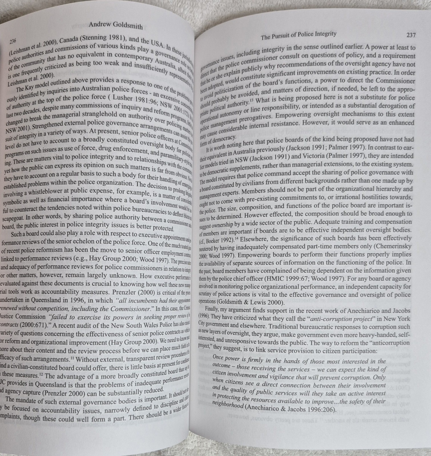 Police Corruption: Challenges for Developed Countries (Amir & Einstein • 2004)