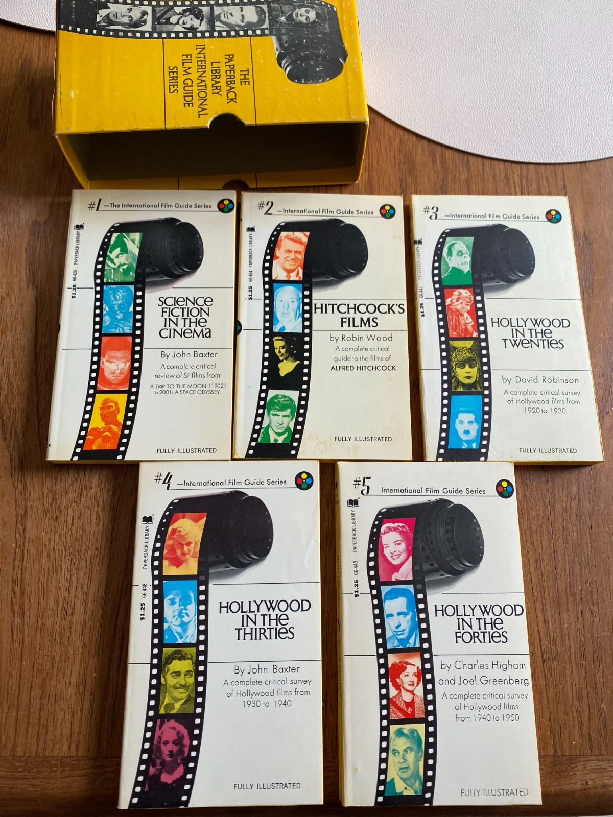 The Paperback Library International Film Guide Series Books 1-5 Complete Box Set
