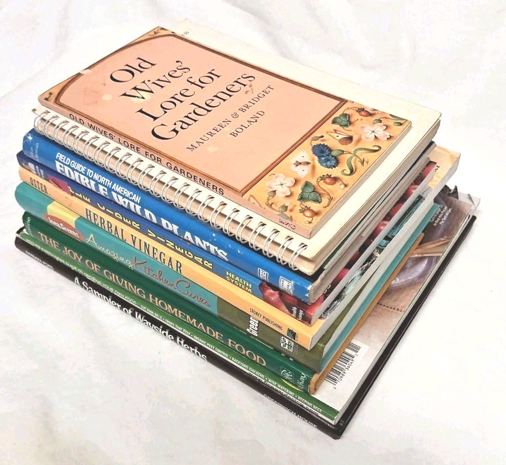 Lot of BOOKS on Homesteading & Prepper SKILLS, HERBS, Gardening, Vinegars, More