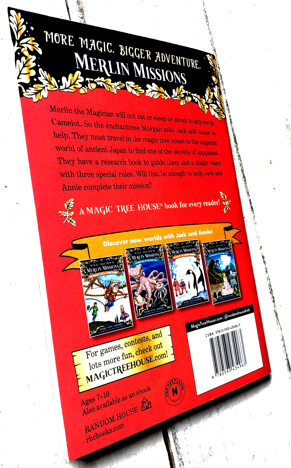 Magic Tree House Merlin Missions Dragon of the red dawn