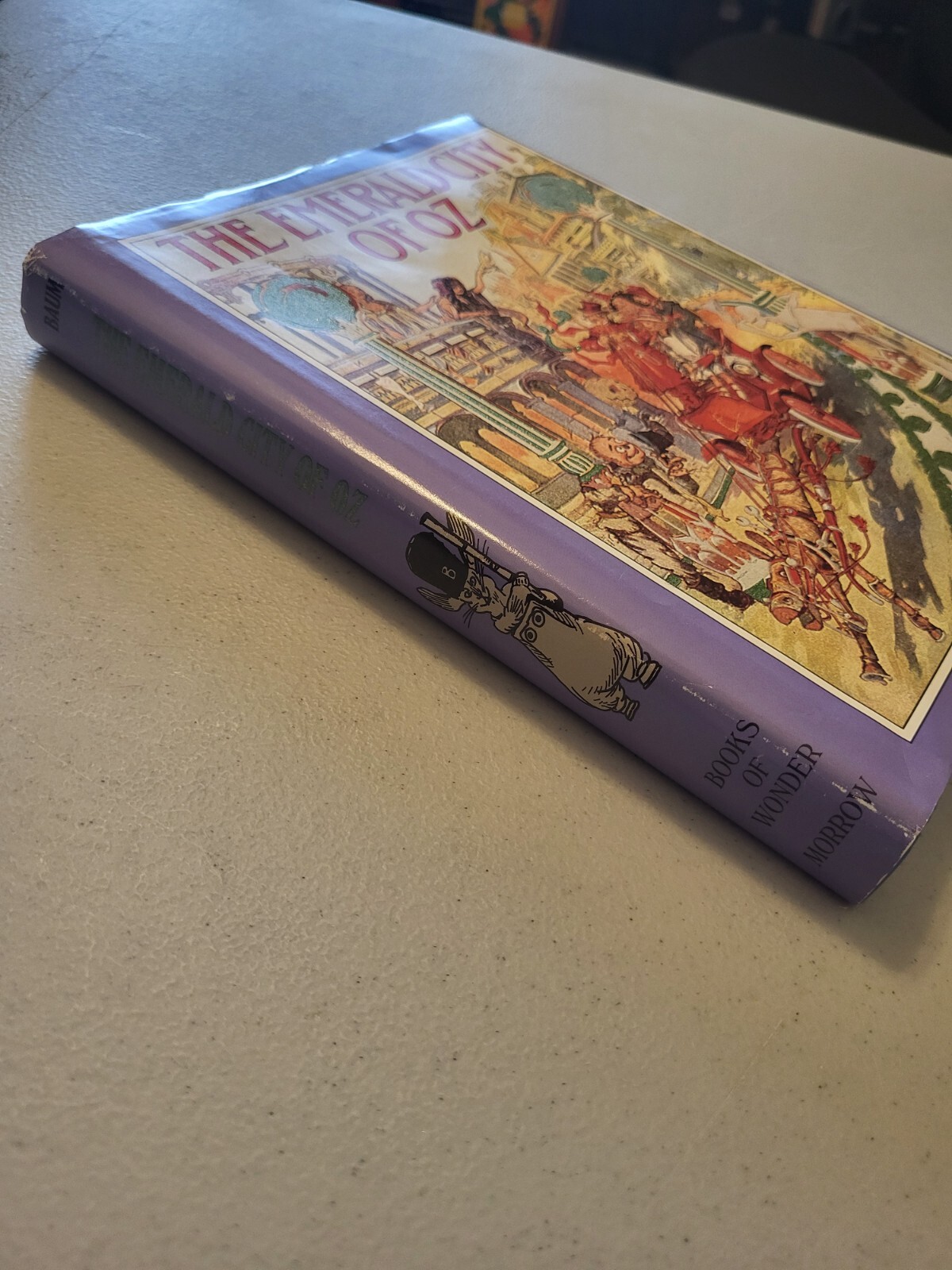 EMERALD CITY OF OZ ~ L Frank Baum HC ~ 1993 16-COLOR PLATES w/metallic green