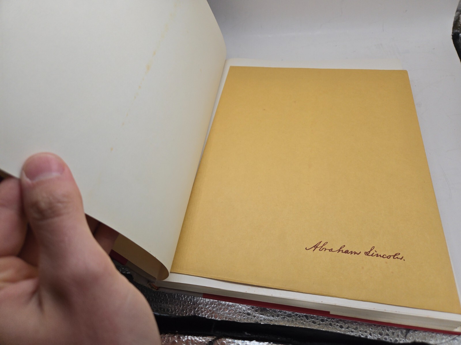 Lincoln Stefan Lorant Author’s Edition w/ slipcase Autographed by author