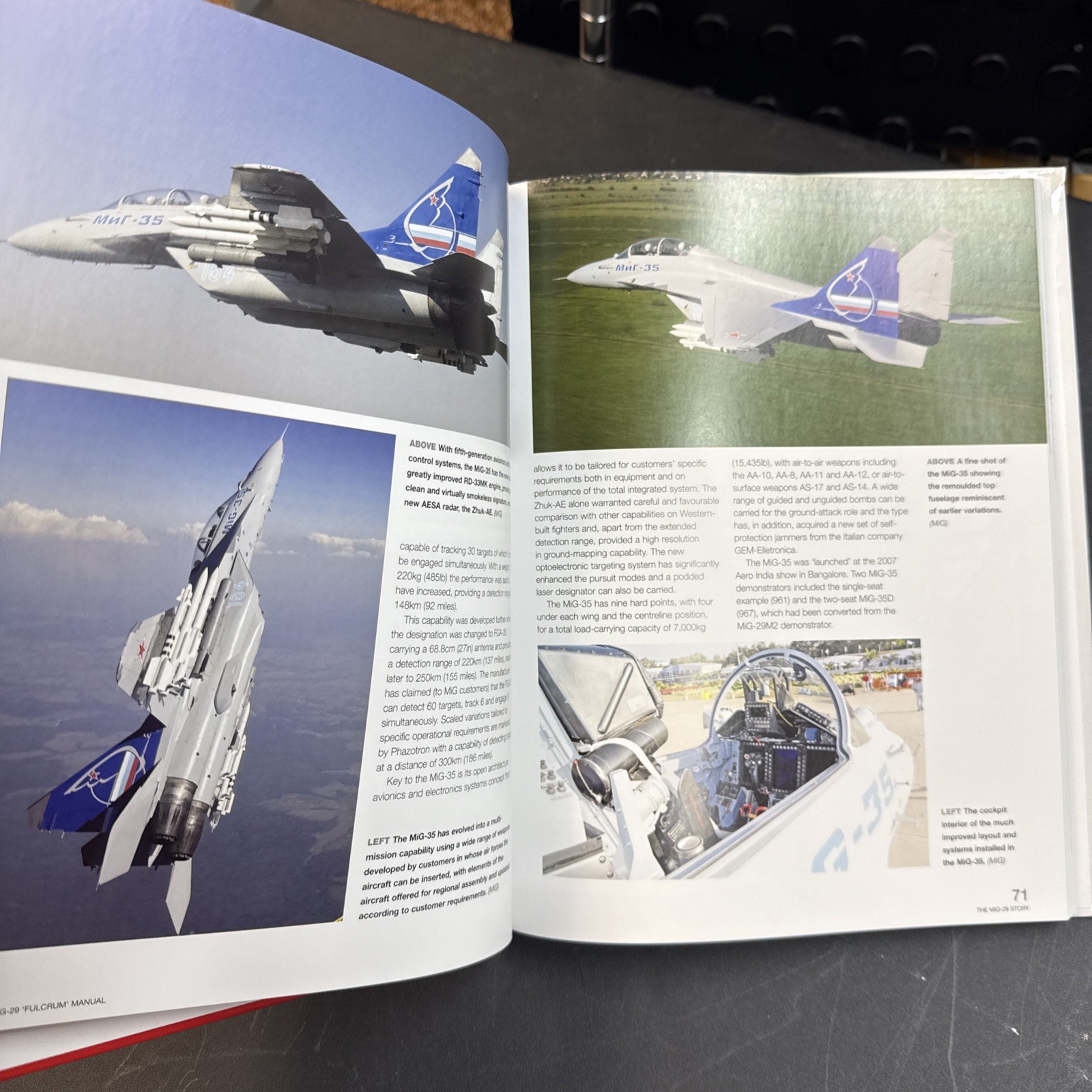 MIKOYAN MIG-29 ‘FULCRUM’ MANUAL: 1981 TO PRESENT (OWNERS’ By David Baker