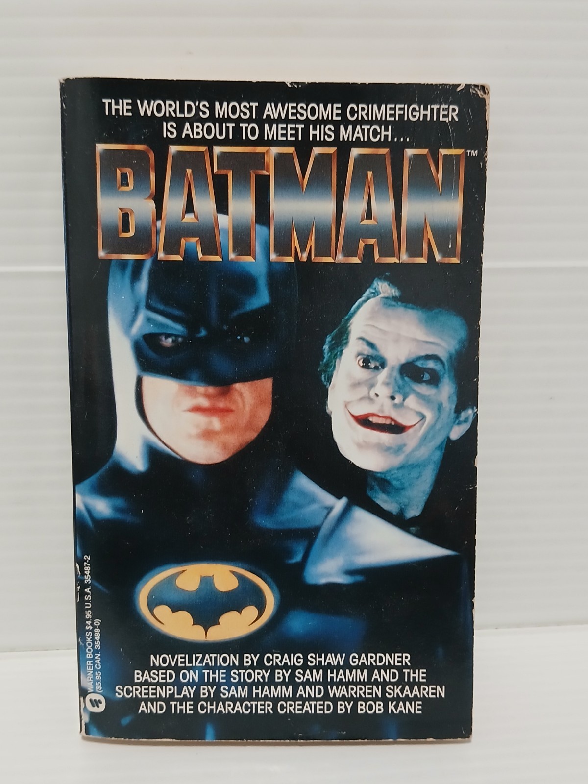 Batman Paperback 1989 Movie Novelization by Craig Shaw Gardner Film Adaptation