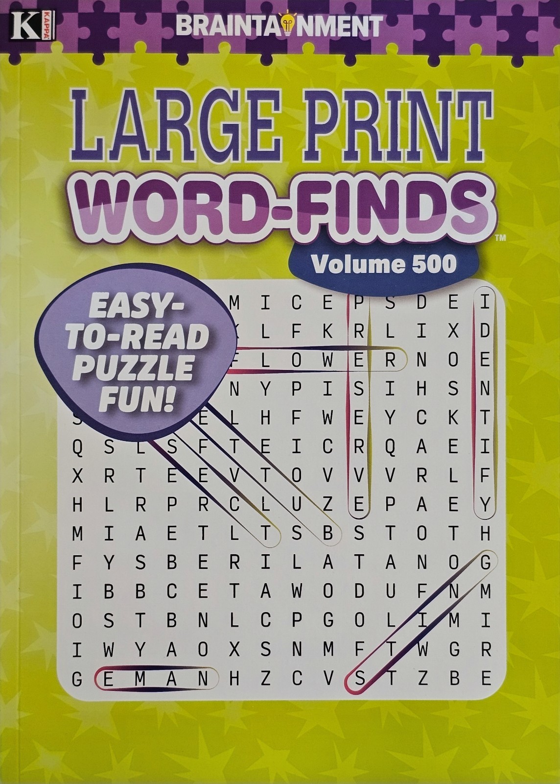 10 New Large Print Word-Finds Puzzle Books Kappa Games Vol#475-502 ~ Search,Hunt