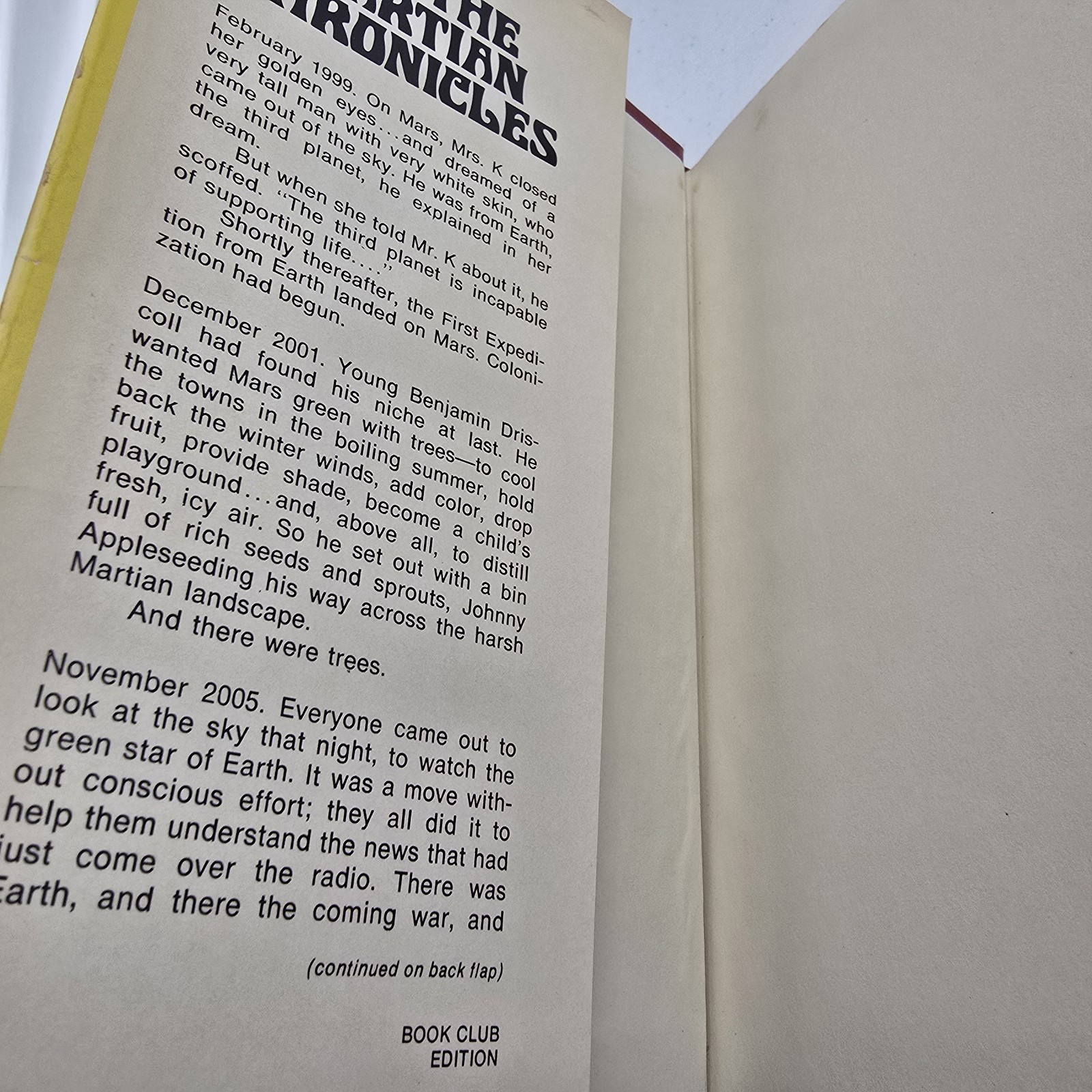 The Martian Chronicles HC Ray Bradbury BCE 1958 Vintage Weird Sci Fi Surreal Art