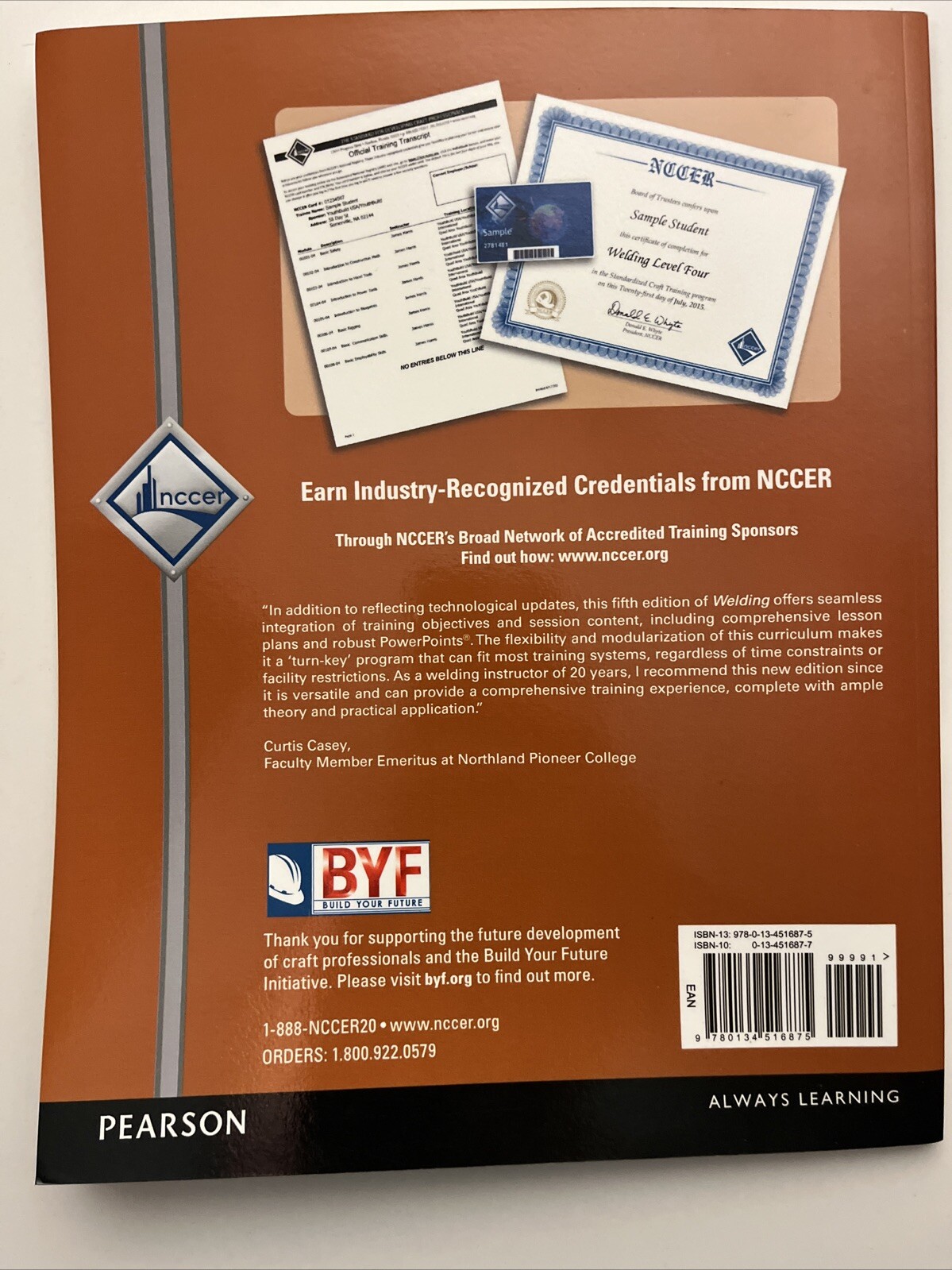 NCCER Welding Level 4 Lesson Plans + Instructor Copy – 5th Edition