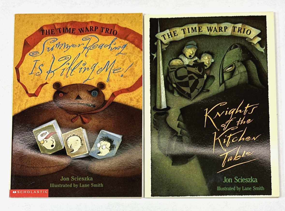 The Time Warp Trio Series Lot of 8 PB Books by Jon Scieszka, Lane Smith