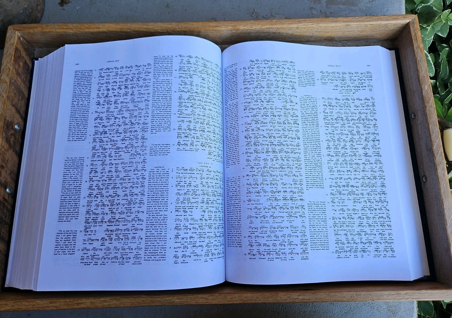 VG+! The Interlinear Bible: Hebrew Greek English by Jay P. Green Navy Hardcover