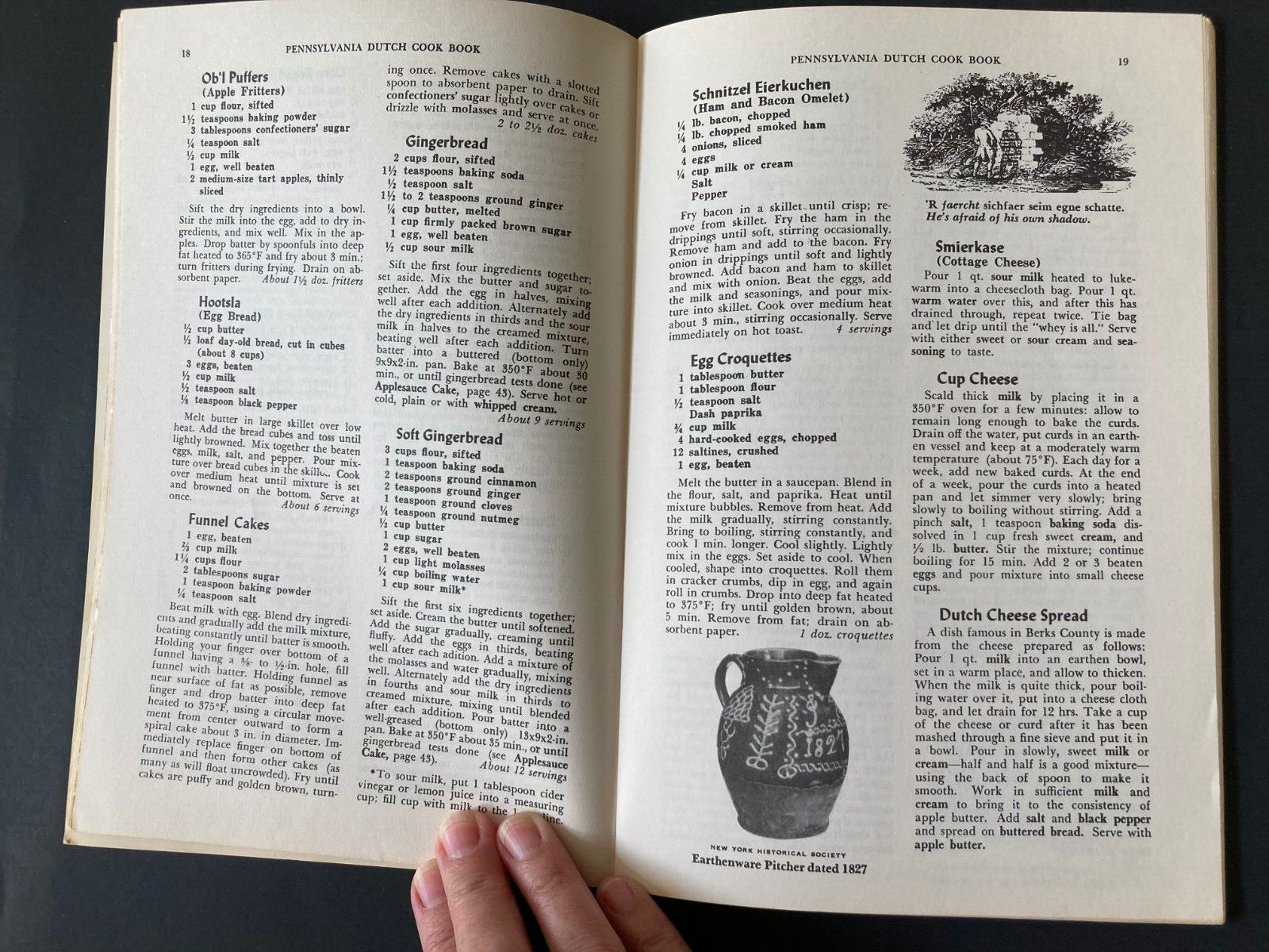 Vintage 1966 Pennsylvania Dutch Cookbook of Fine Old Recipes 62 pages