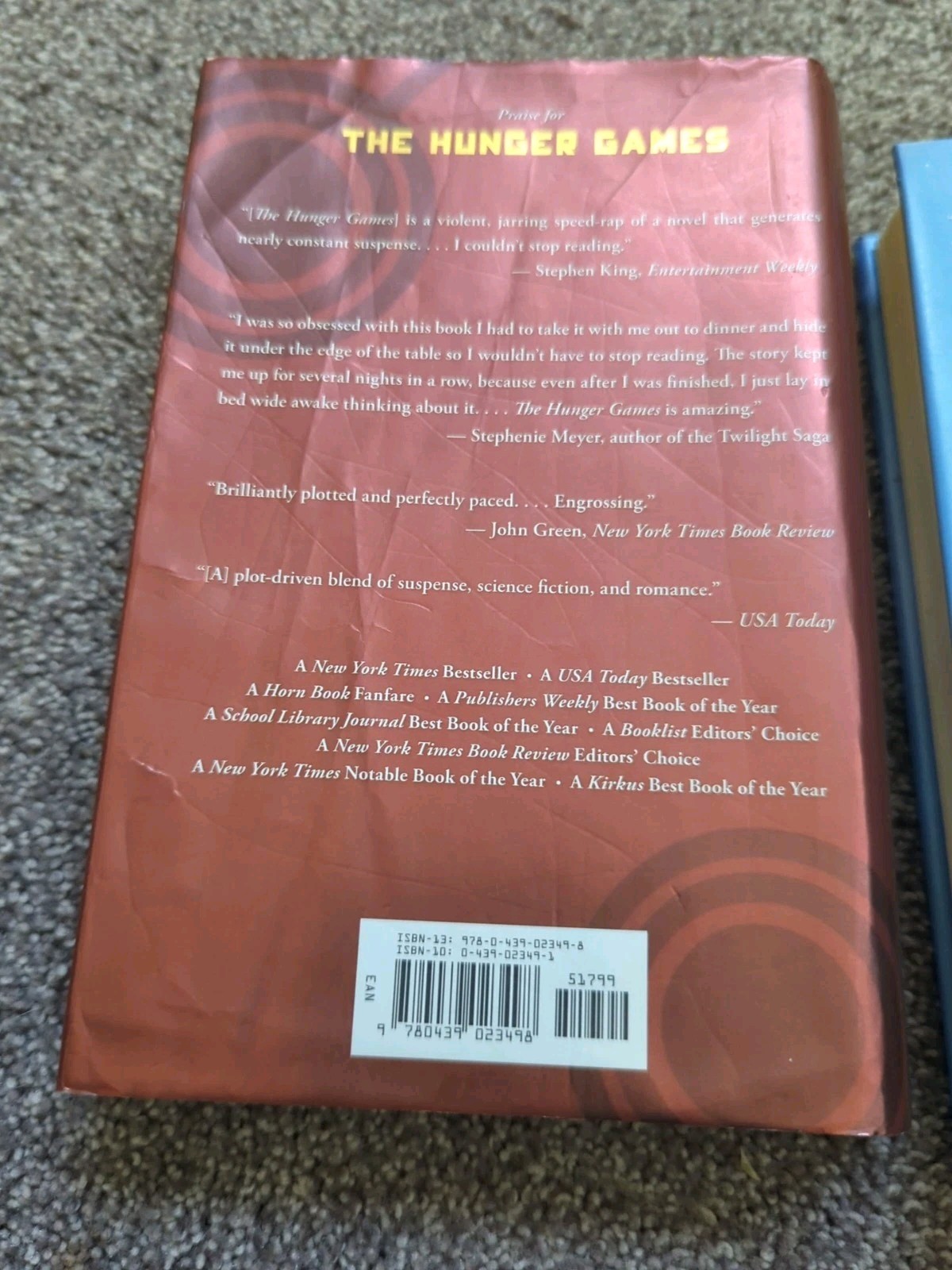 Hunger Games Catching Fire + Mockingjay Hardcover Lot Suzanne Collins 1st Ed