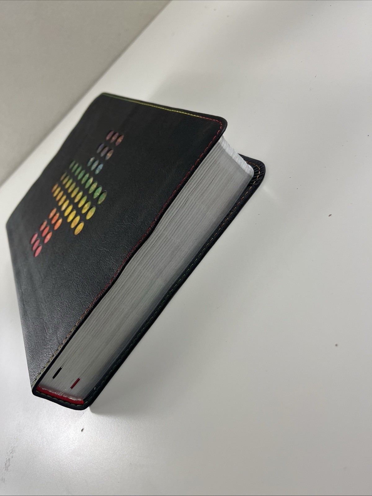 Holman Rainbow Study Bible NIV Edition: LeatherTouch Pierced Cross 2015