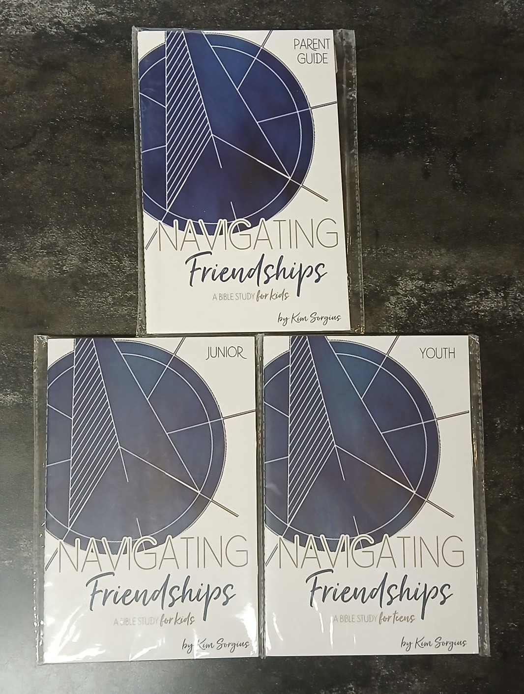 Navigating Friendships 3‑Booklet Set–Parent, Youth & Junior Kim Sorgius, Unused