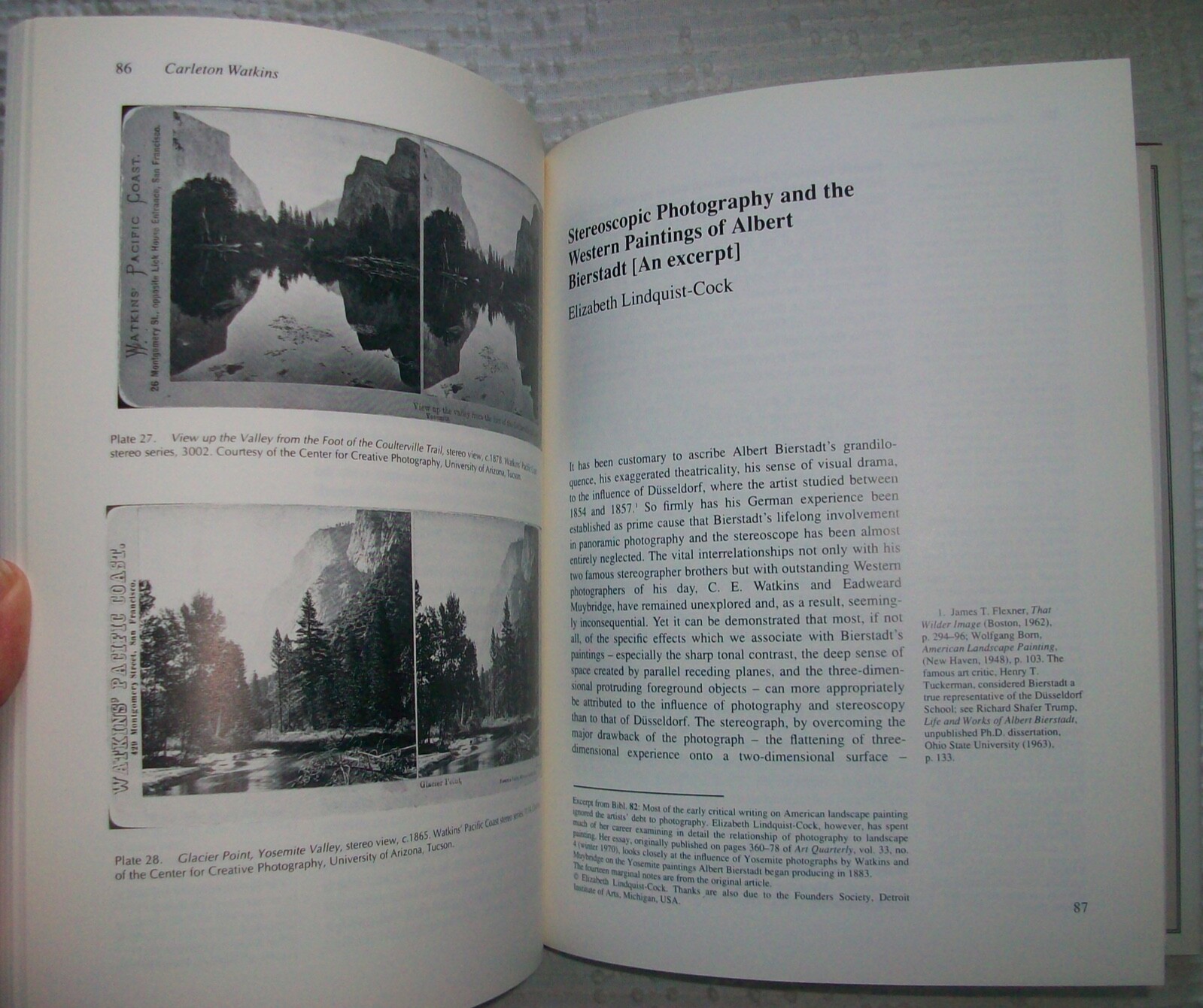CARLETON WATKINS American Photographer US Western Photography 1993 HC DJ Book