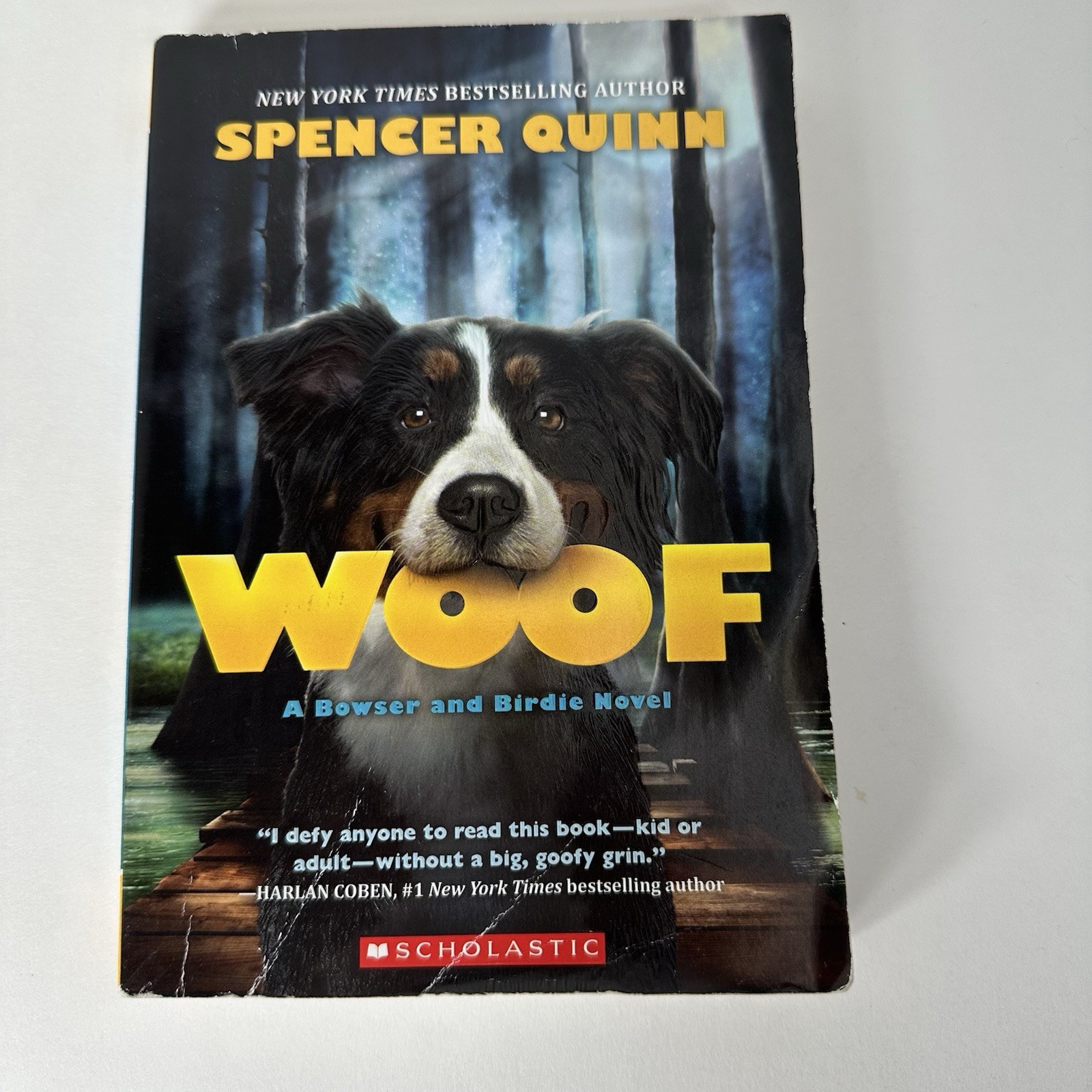 Bowser and Birdie Books, Lot of 3, Spencer Quinn, Woof, Arf, Bow Wow, Acceptable