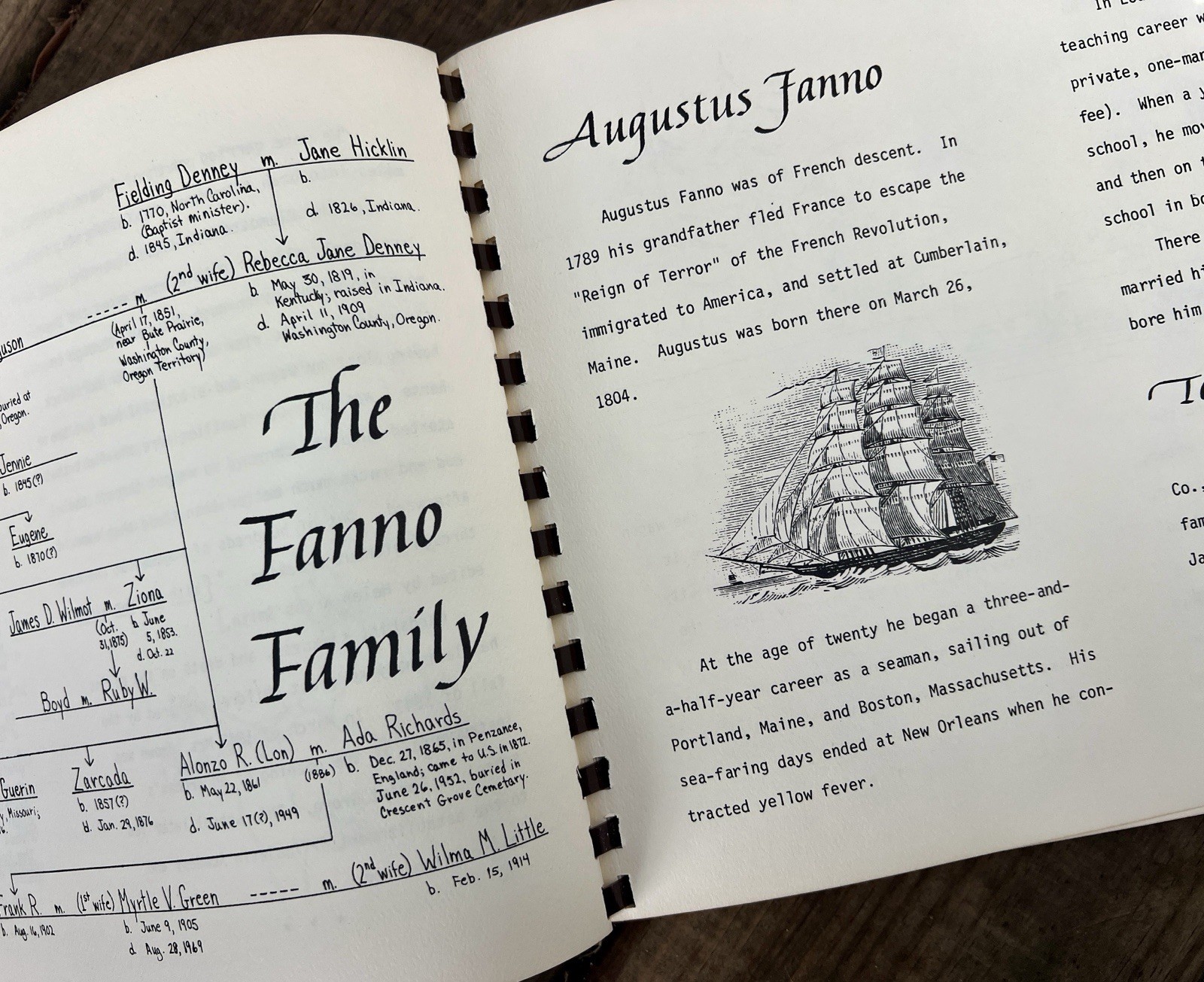 Traces of the Past 1984 Local-Family History Beaverton Washington County Oregon