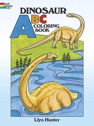Dinosaur ABC Coloring Book (Dover Coloring Books) – Paperback – GOOD