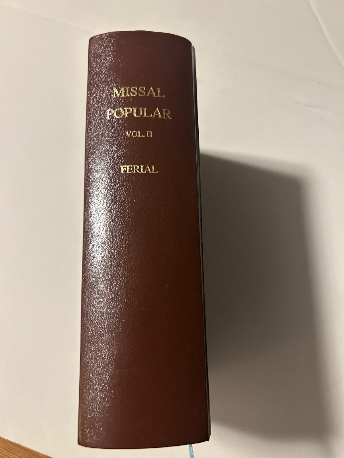 Missal Popular Ferial 3rd Edition 1997 – Vol. II – Hardcover Leatherbound