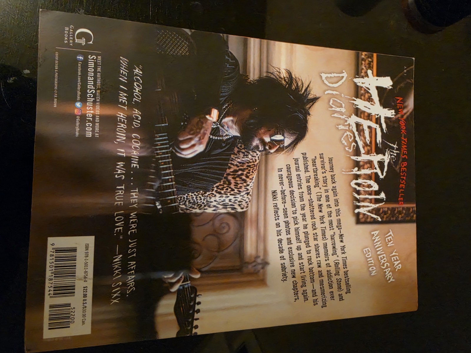 Nikki Sixx- The Heroin Diaries 10th Anniversary Edition Paperback