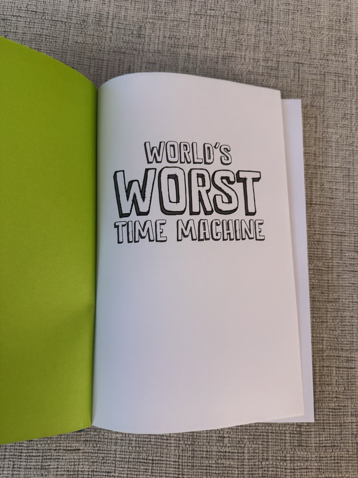 World’s Worst Time Machine by Dustin Brady (2023, Hardcover)