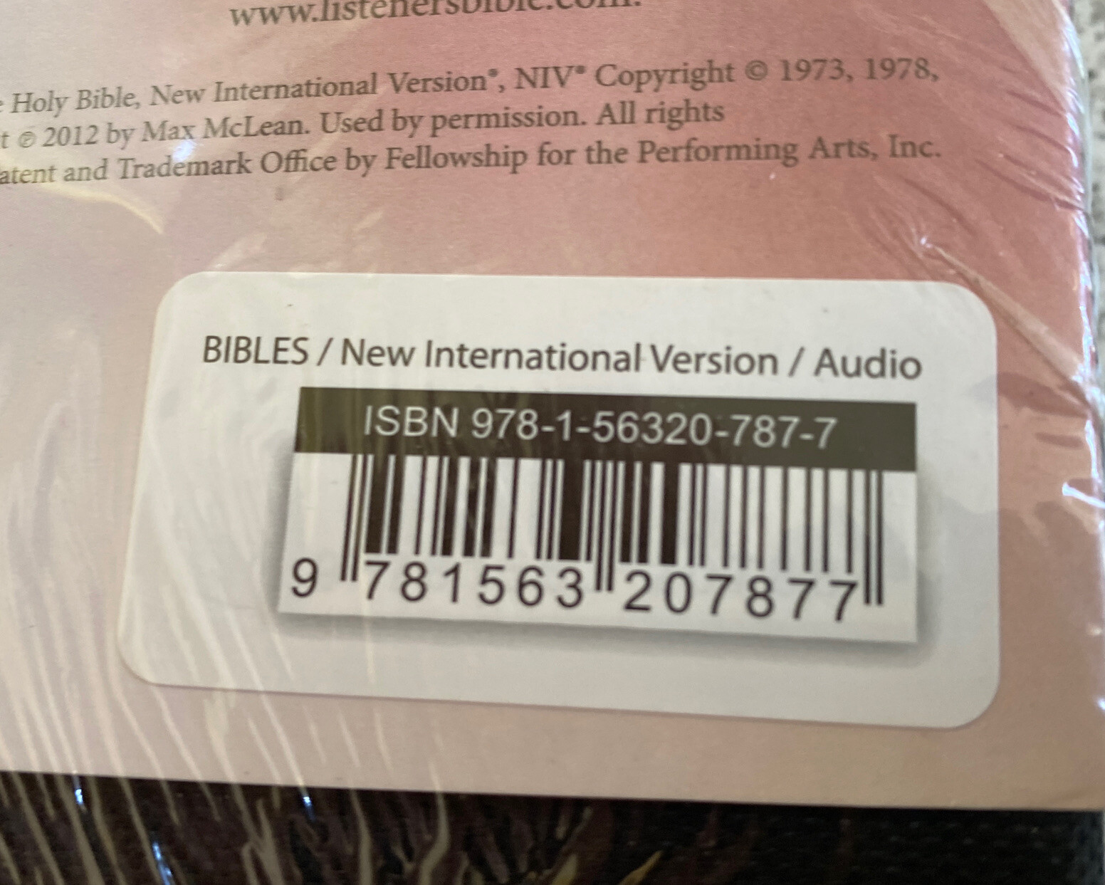 Factory Sealed NIV Listener’s Bible New Testament 17 CD Set & MP3 Disc MaxMcLean