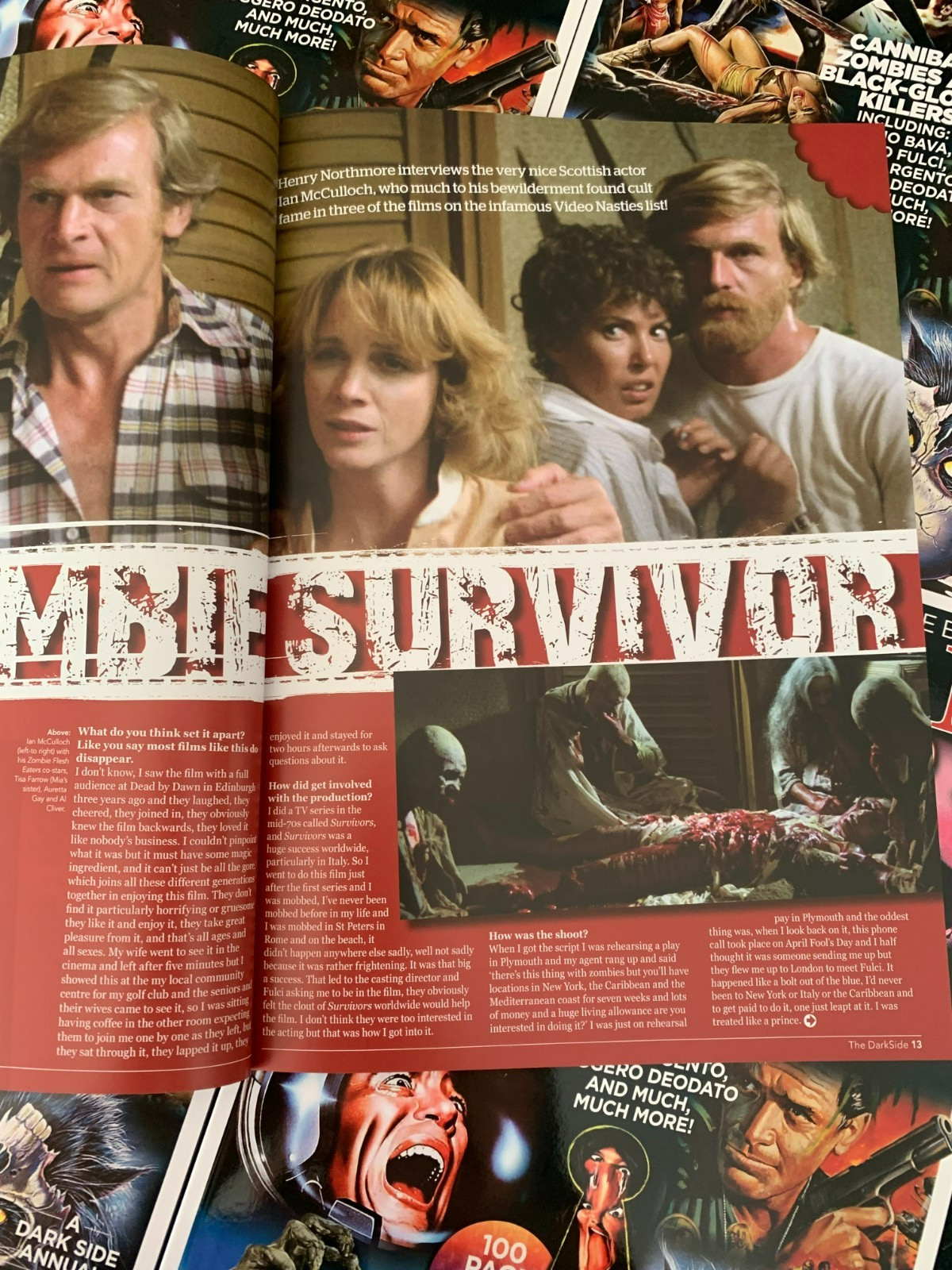 Horror Movie Book – Italian Horror Annual – 100 Full Colour A4 Pages