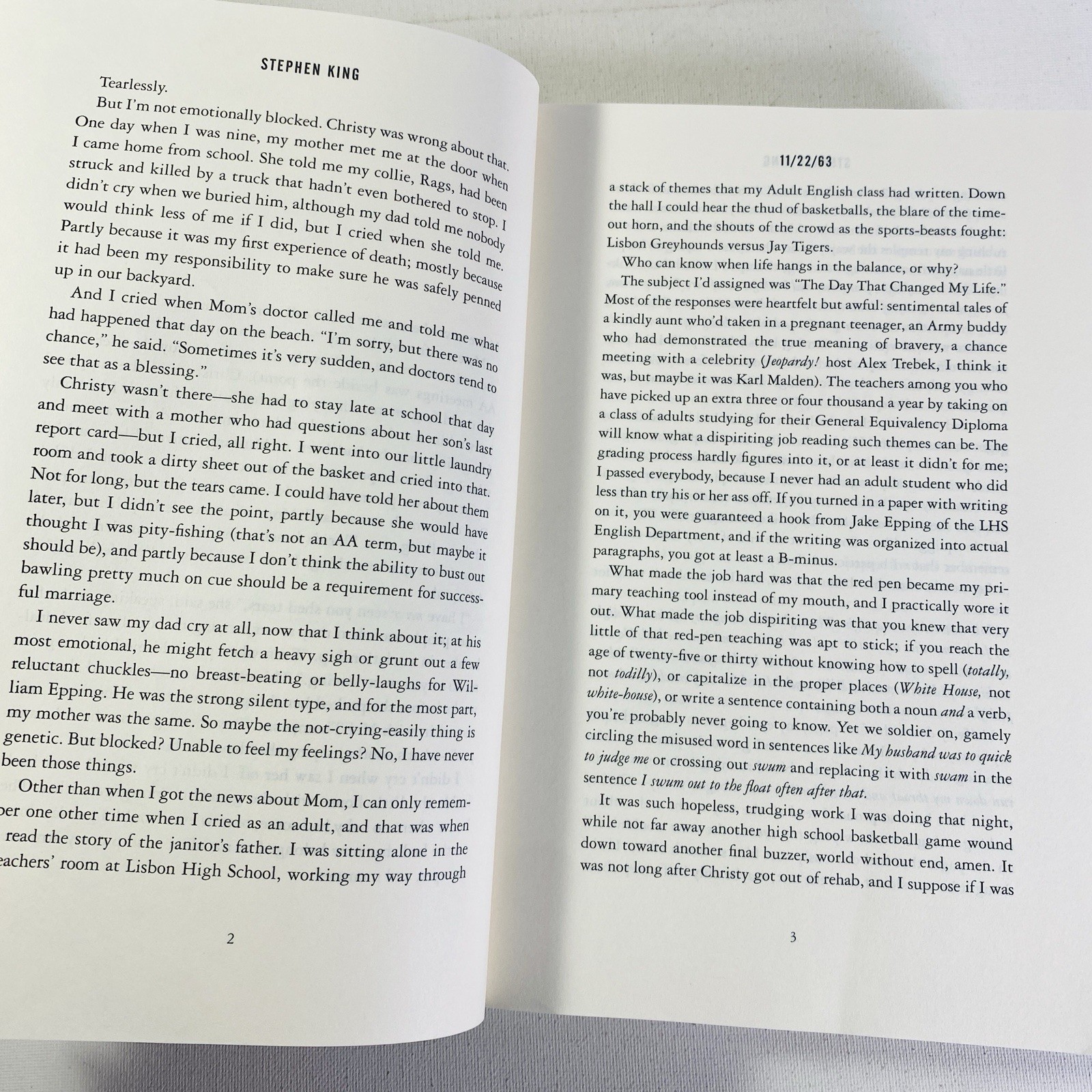 11/22/63 : A Novel by Stephen King (2012, Trade Paperback)