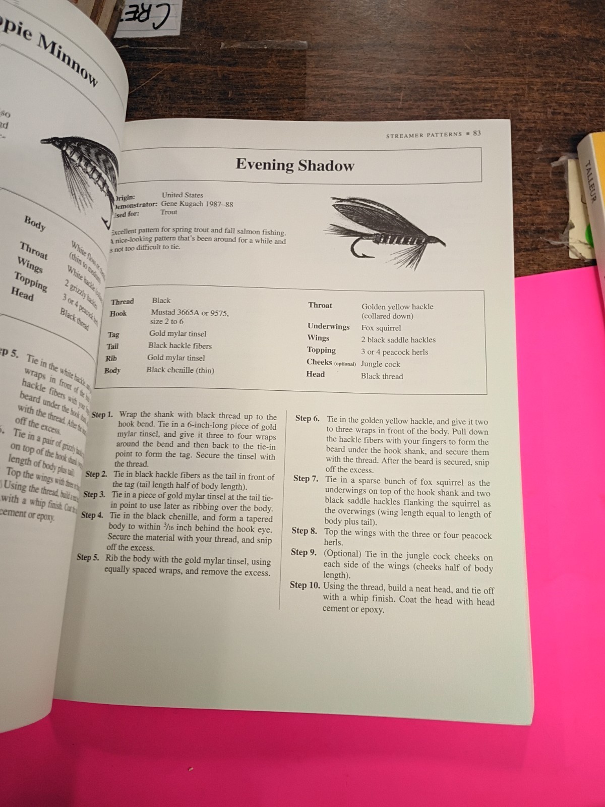 The Fly Tilyers Primer RICHARD W TALLEUR FISHERS PATTERN BOOK GENE KUGACH