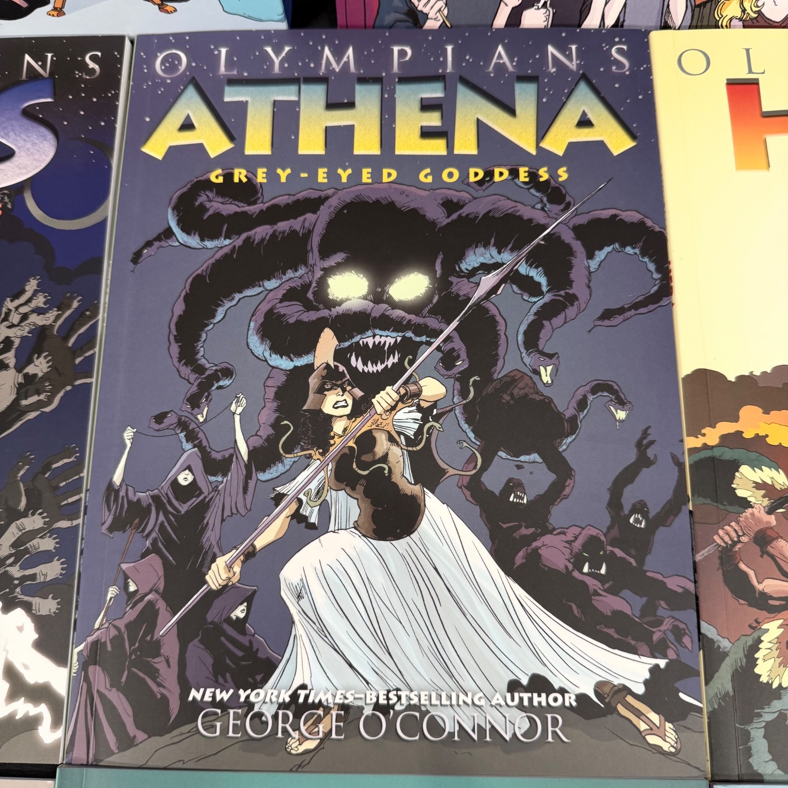 Olympians Volumes 1-6 Paperback Box Set by George O’Connor (2014) w/Poster!