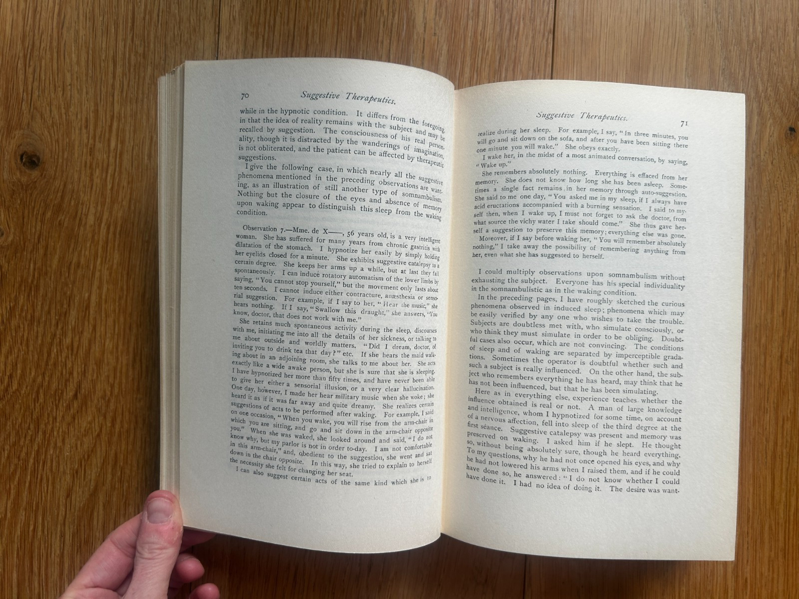 Suggestive Therapeutics the Nature and Uses of Hypnotism by H. Bernheim 1957 HB